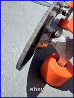 Vintage 1970s KONA skateboard 24 Track Force trucks & Powerflex 5 wheels NJ G&S