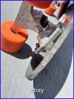 Vintage 1970s KONA skateboard 24 Track Force trucks & Powerflex 5 wheels NJ G&S