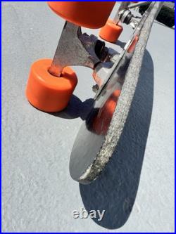 Vintage 1970s KONA skateboard 24 Track Force trucks & Powerflex 5 wheels NJ G&S