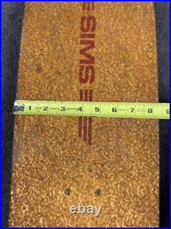 Vintage 1970s Sims Lonnie Toft Model Skateboard LAZER Trucks Kryptonics Wheels