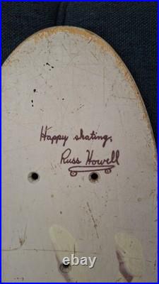 Vintage 1970s Skateboard Alluminum Deck Only Russ Howell