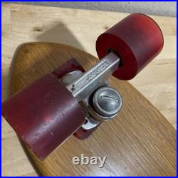 Vintage 1970s Wedge Tail Skateboard ACS 500 Trucks Wheels Original Mint Hobie