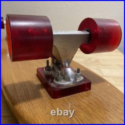 Vintage 1970s Wedge Tail Skateboard ACS 500 Trucks Wheels Original Mint Hobie