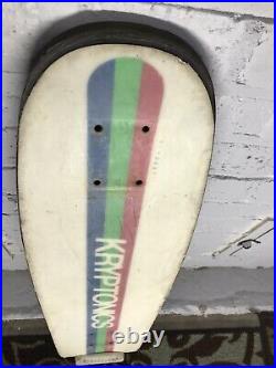 Vintage 1970s kryptonics foam core skateboard rare