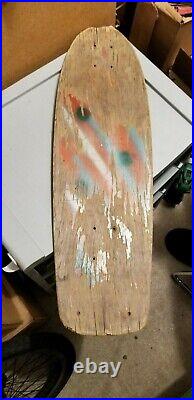 Vintage 1970s maple laminate kicktail Skateboard deck alva Dog Town style style