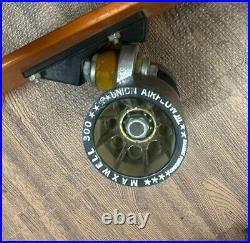 Vintage 1976 Russ Howell Freestyle Glass Flex Skateboard In The Skateboard Bible