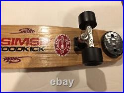 Vintage 1977 NOS SIMS Woodkick Skateboard