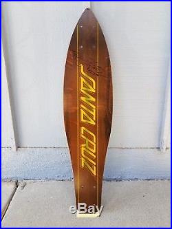 Vintage 1977 Santa Cruz Henry Hester H-Bomb Slalom Skateboard