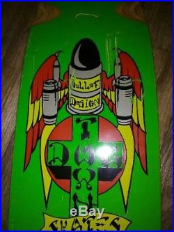 Vintage 1978 Dogtown Bob Biniak Skateboard Green Glass Bottom Clean