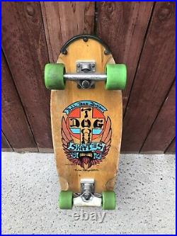 Vintage 1978 Old School DOG TOWN SKATES / Wes Humpston Skateboard