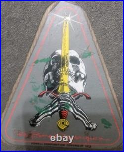 Vintage 1979 Powell Peralta Skateboard With Vintage SIMS SNAKE WHEELS