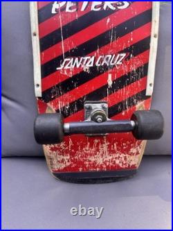 Vintage 1980 Duane Peters Skateboard (very Rare 8 Bar Version)