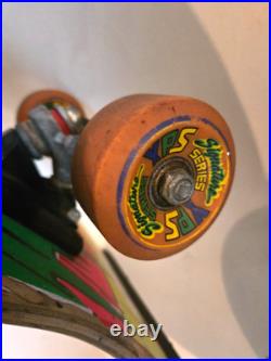 Vintage 1980's 1985 Variflex XP Series Skateboard Awesome Graphics Vintage 1980's 1985 Variflex XP Series Skateboard Awesome Graphics