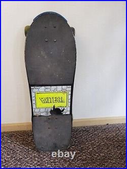 Vintage 1980's 1986 Valterra Gargoyle Complete Concave Skateboard Great Shape