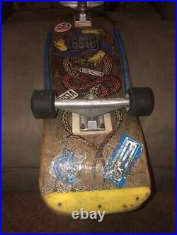 Vintage 1980's Lester Kasai Skateboard Independent Trucks Santa Cruz Wheels