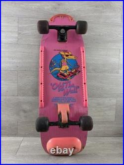 Vintage 1980's OFF THE WALL Skateboard Pink RARE