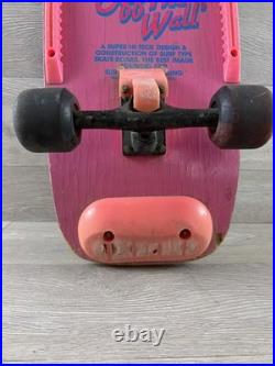 Vintage 1980's OFF THE WALL Skateboard Pink RARE