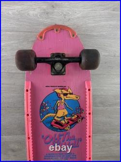 Vintage 1980's OFF THE WALL Skateboard Pink RARE