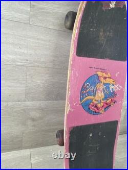 Vintage 1980's OFF THE WALL Skateboard Pink RARE