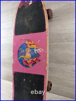 Vintage 1980's OFF THE WALL Skateboard Pink RARE