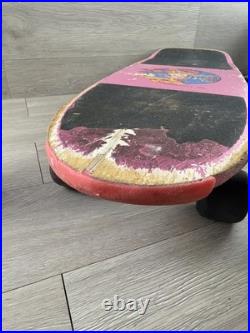 Vintage 1980's OFF THE WALL Skateboard Pink RARE