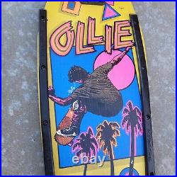 Vintage 1980's Ollie Skateboard with Variflex trucks SOCal