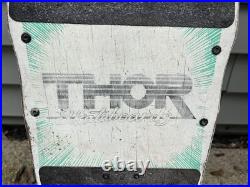 Vintage 1980's Thor Skateboard Skeleton Punk Shred Gear Concave Original Parts