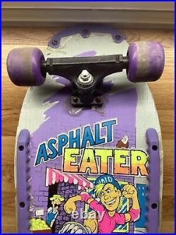 Vintage 1980's Valterra Asphalt Eater Skateboard Marty McFly OG Original