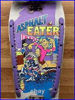 Vintage 1980's Valterra Asphalt Eater Skateboard Marty McFly OG Original