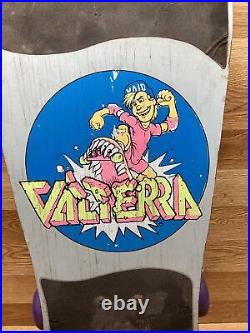 Vintage 1980's Valterra Asphalt Eater Skateboard Marty McFly OG Original