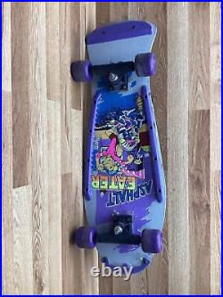 Vintage 1980's Valterra Asphalt Eater Skateboard Marty McFly OG Original