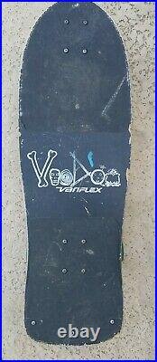 Vintage 1980's Variflex Voodoo Skateboard Witch Dr. Pink Neon Retro