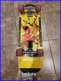 Vintage 1980s Dominion Firefly Retro Complete Old School Skateboard Variflex DSC