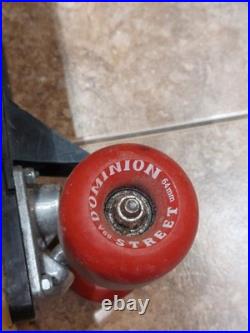 Vintage 1980s Dominion Firefly Retro Complete Old School Skateboard Variflex DSC