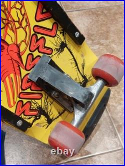 Vintage 1980s Dominion Firefly Retro Complete Old School Skateboard Variflex DSC