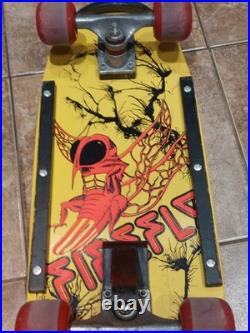 Vintage 1980s Dominion Firefly Retro Complete Old School Skateboard Variflex DSC