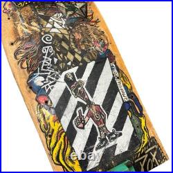 Vintage 1980s H Street DJ Pop Custom Artwork MADD Gear Skateboard