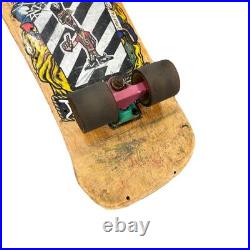 Vintage 1980s H Street DJ Pop Custom Artwork MADD Gear Skateboard