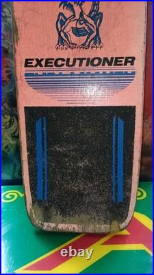 Vintage 1980s NASH Executioner Skateboard Rare Pink Blue Complete Dragon Skulls