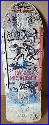 Vintage 1980s OG Powell Peralta Lance Mountain Future Primitive Skateboard Deck