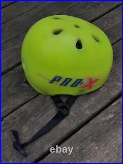 Vintage 1980s Pro-tec Pro X Neon Skateboard Helmet Rare Promotional Prototype