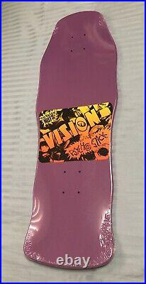 Vintage 1980s Reissue Vision PSYCHO STICK Skateboard Original Shape 10x30 New