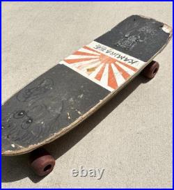Vintage 1980s Skateboard KAMIKAZE ACTION SPORTS ORIGINAL Deck Wheels Trucks Vtg Vintage 1980s Skateboard KAMIKAZE ACTION SPORTS ORIGINAL Deck Wheels Trucks Vtg