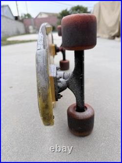 Vintage 1980s Sure-Grip High Voltage Skateboard COMPLETE Rails Tailbone Nosebone