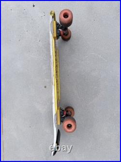 Vintage 1980s Sure-Grip High Voltage Skateboard COMPLETE Rails Tailbone Nosebone