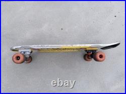 Vintage 1980s Sure-Grip High Voltage Skateboard COMPLETE Rails Tailbone Nosebone