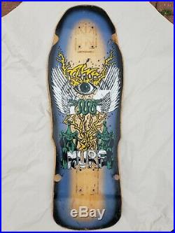 Vintage 1980s Tony ALVA Jim Murf Murphy Original All Seeing Eye Skateboard