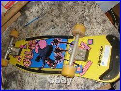 Vintage 1980s Variflex Ollie Skateboard Old School 80s wood COOL