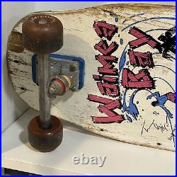 Vintage 1980s Variflex Skateboard Waimea Bay Old School AUTOGRAPHED BY TIM BYRNE