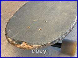 Vintage 1980s Vision Gator Skateboard Black on Black Paris Trucks